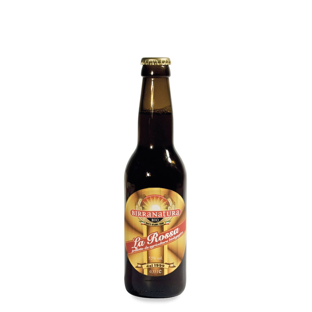 BIRRA ARTIGINALE ITALIANA LA ROSSA BIO (330ML)