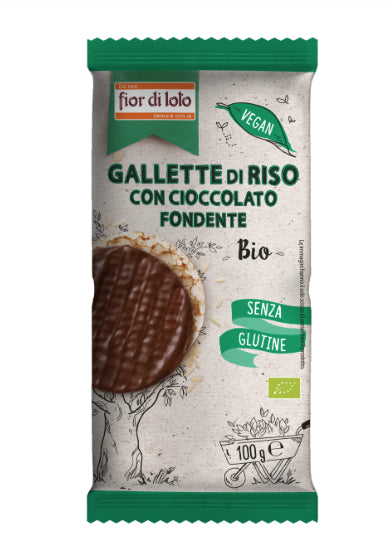 GALLETTE RISO AL CIOCC FONDENTE BIO (100G)