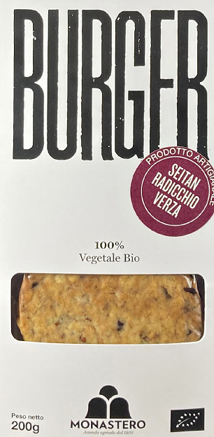 HAMBURGER SEITAN RADICCHIO E VERZA  (100G X 2